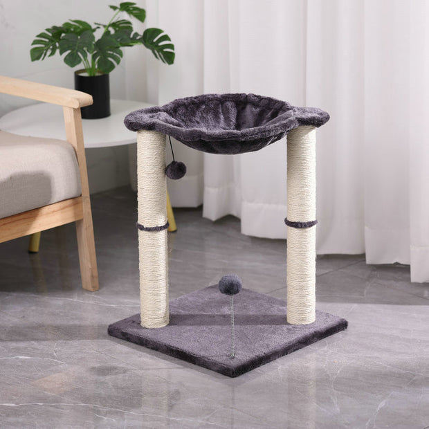 Cat Scratching Pillar With Nest