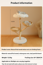 Natural Fruit Climbing Tree For Cat